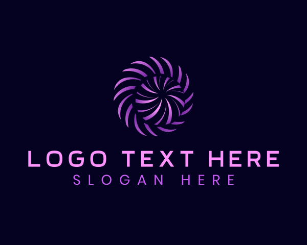 Hologram logo example 3