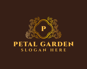 Elegant Leaf Wreath logo design