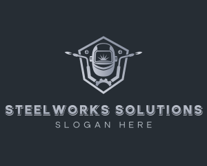 Welding Metalworks Fabrication logo design