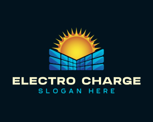 Solar Panel Power logo design