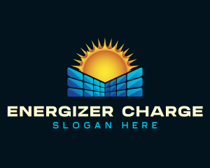 Solar Panel Power logo design