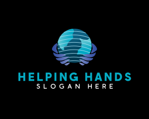 Globe Hand Foundation logo design