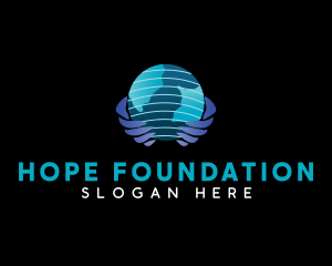 Globe Hand Foundation logo design