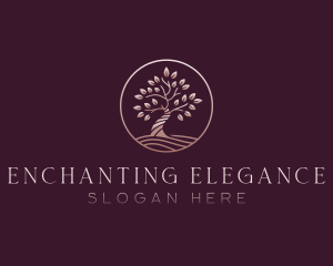 Elegant Nature Tree logo design