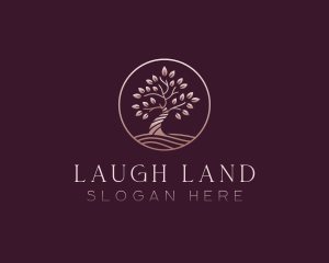 Elegant Nature Tree logo design