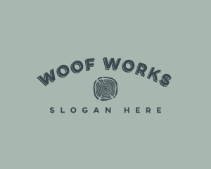 Masculine Rustic Wood logo design