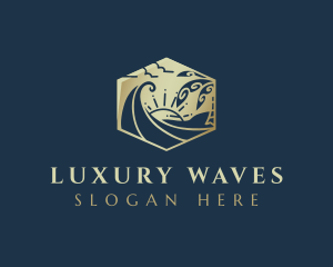 Luxury Beach Vacation logo design