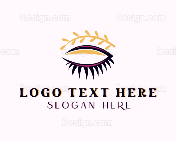 Eyebrow Eyelash Makeup Logo