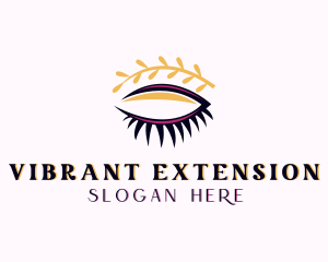 Eyebrow Eyelash Makeup logo design