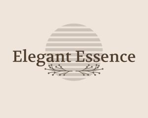 Elegant Botanical Aesthetic logo design