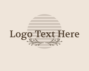 Timeless - Elegant Botanical Aesthetic logo design