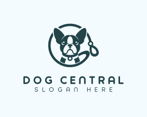 Pet Dog Leash logo design