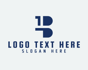 Builder Blockchain Letter B logo