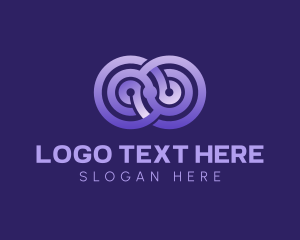 Violet Gradient Infinity logo