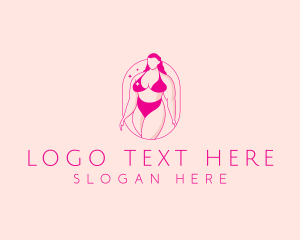 Bikini Woman Body logo