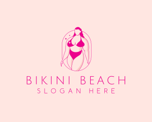 Bikini Woman Body logo design