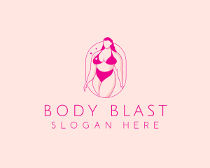 Bikini Woman Body logo design