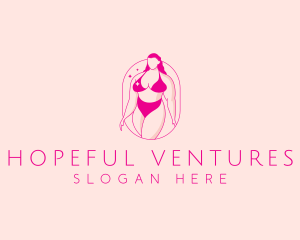 Bikini Woman Body logo