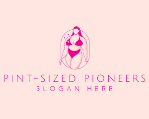 Bikini Woman Body logo design