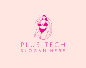 Bikini Woman Body logo design