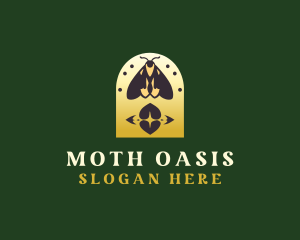 Butterfly Moth Insect logo design