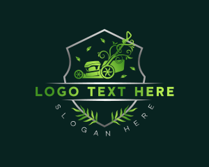 Lawn Mower Shield logo