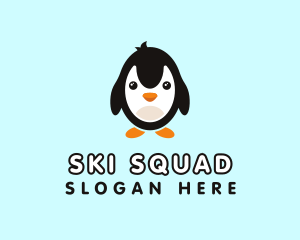 Cute Penguin Animal logo