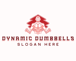 Muscle Bodybuilder Gym logo