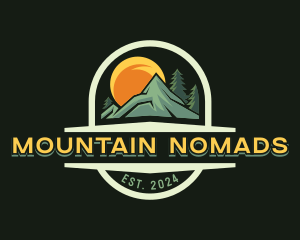 Mountain Nature Outdoor  logo design