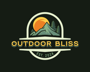 Mountain Nature Outdoor  logo design