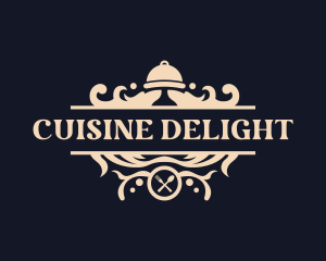 Fancy Restaurant Cuisine logo design