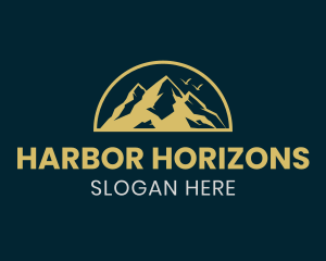 Gold Mountain Horizon logo design