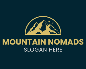 Gold Mountain Horizon logo design