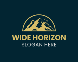 Gold Mountain Horizon logo design