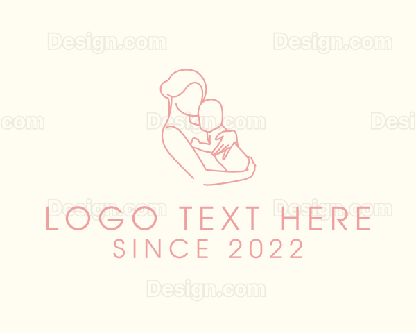 Maternity Breastfeeding Newborn Logo