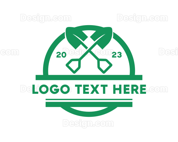 Landscaping Garden Shovel Logo