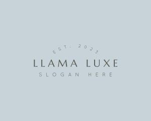 Simple Luxe Business logo design