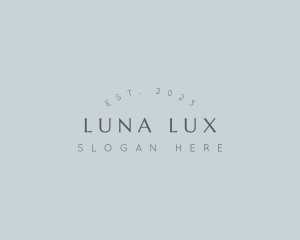 Simple Luxe Business logo design