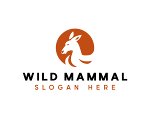 Animal Wildlife Kangaroo  logo design