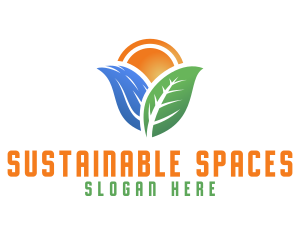 Eco Water Sustainability logo design