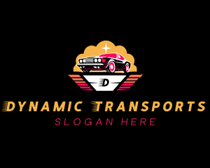 Transport Vehicle Detailing  logo design