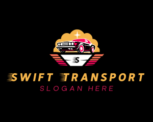 Transport Vehicle Detailing  logo design