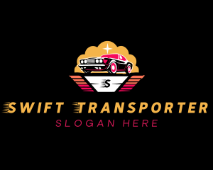 Transport Vehicle Detailing  logo design