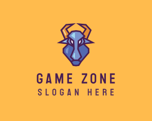 Bull Video Game  Logo