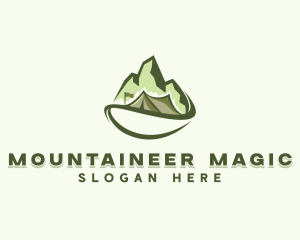 Mountain Peak Tent Camp logo design