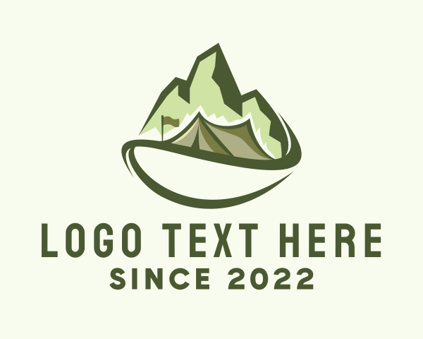 Tent logo example 4