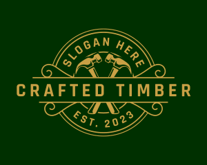 Hammer Tool Craftsman logo design