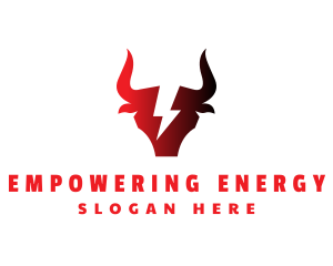 Electric Bull Horn logo design