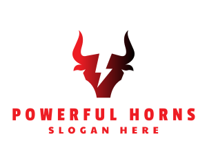 Electric Bull Horn logo design