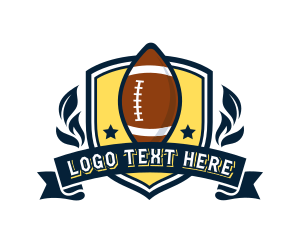 Football Sports Shield logo
